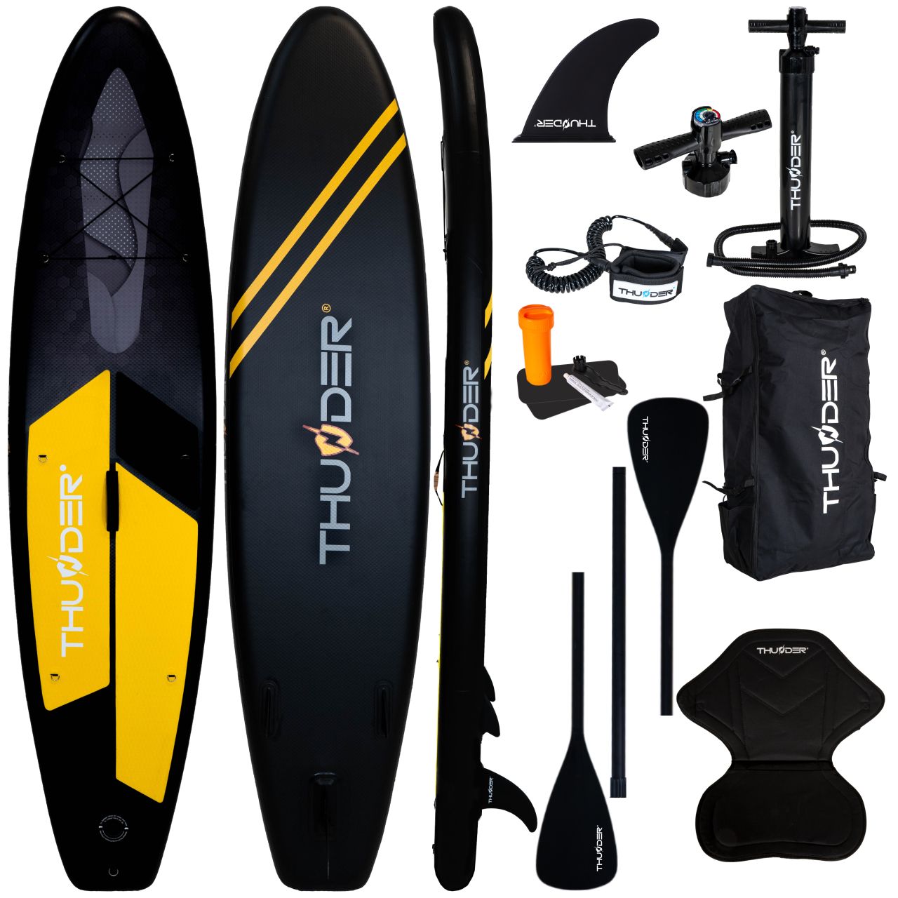 THUNDER OUTDOOR - RAVEN SUP BOARD - SUP DESZKA KIEGÉSZÍTŐKKEL - 320 X 76 X 15 CM