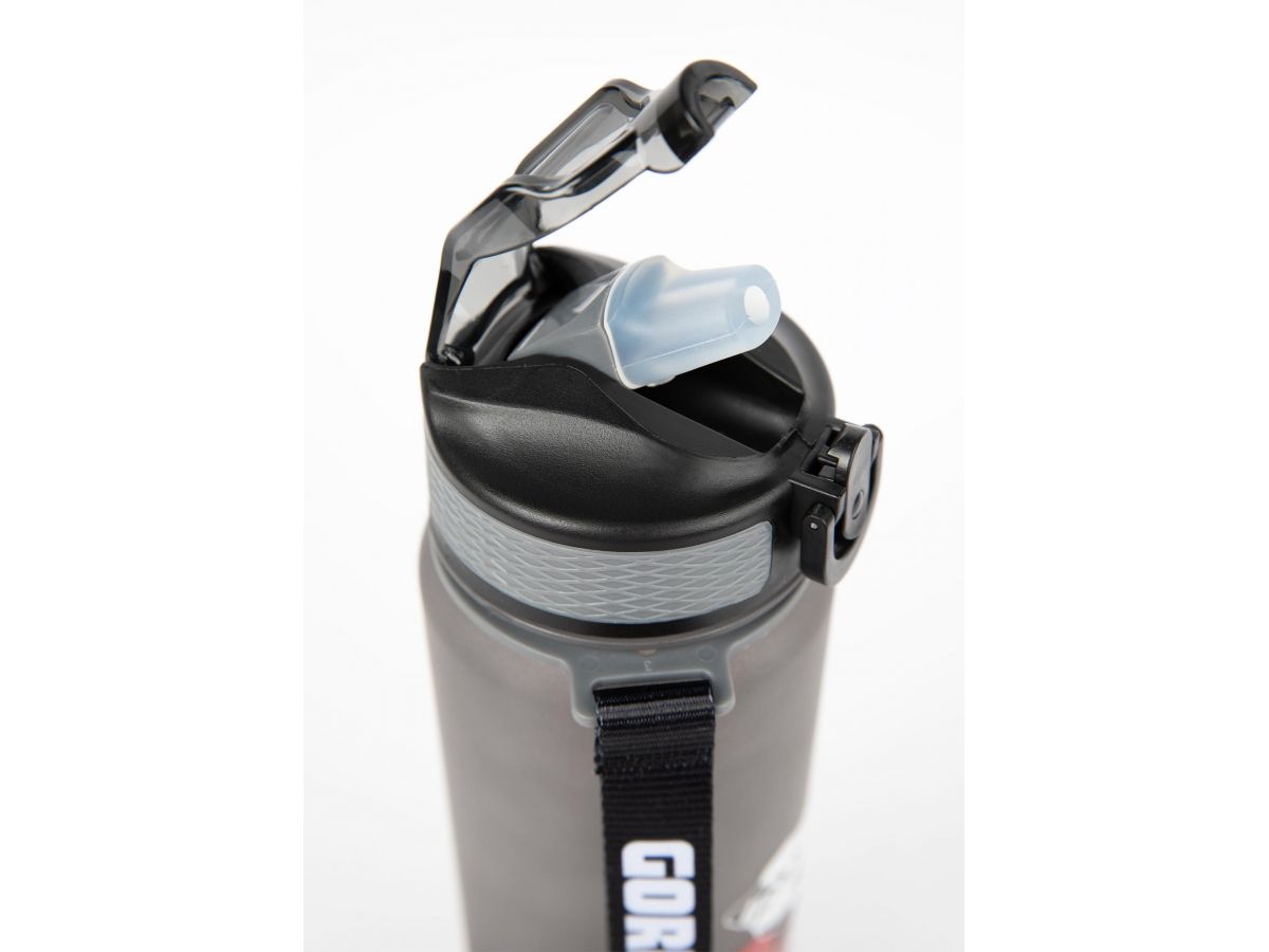 GORILLA WEAR - GRADIENT WATER BOTTLE - BLACK-GREY, SZÍNÁTMENETES VIZESPALACK FEKETE-SZÜRKE, 1000 ML