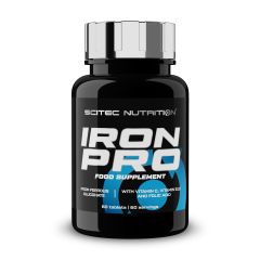 SCITEC NUTRITION - IRON PRO - WITH VITAMIN C, VITAMIN B12 AND FOLIC ACID - 60 KAPSZULA