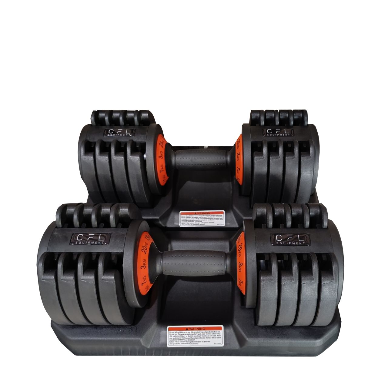 CFL EQUIPMENT - SELECTABLE DUMBBELL PAIR - SZABÁLYOZHATÓ KÉZISÚLYZÓ - 2 x 20 KG