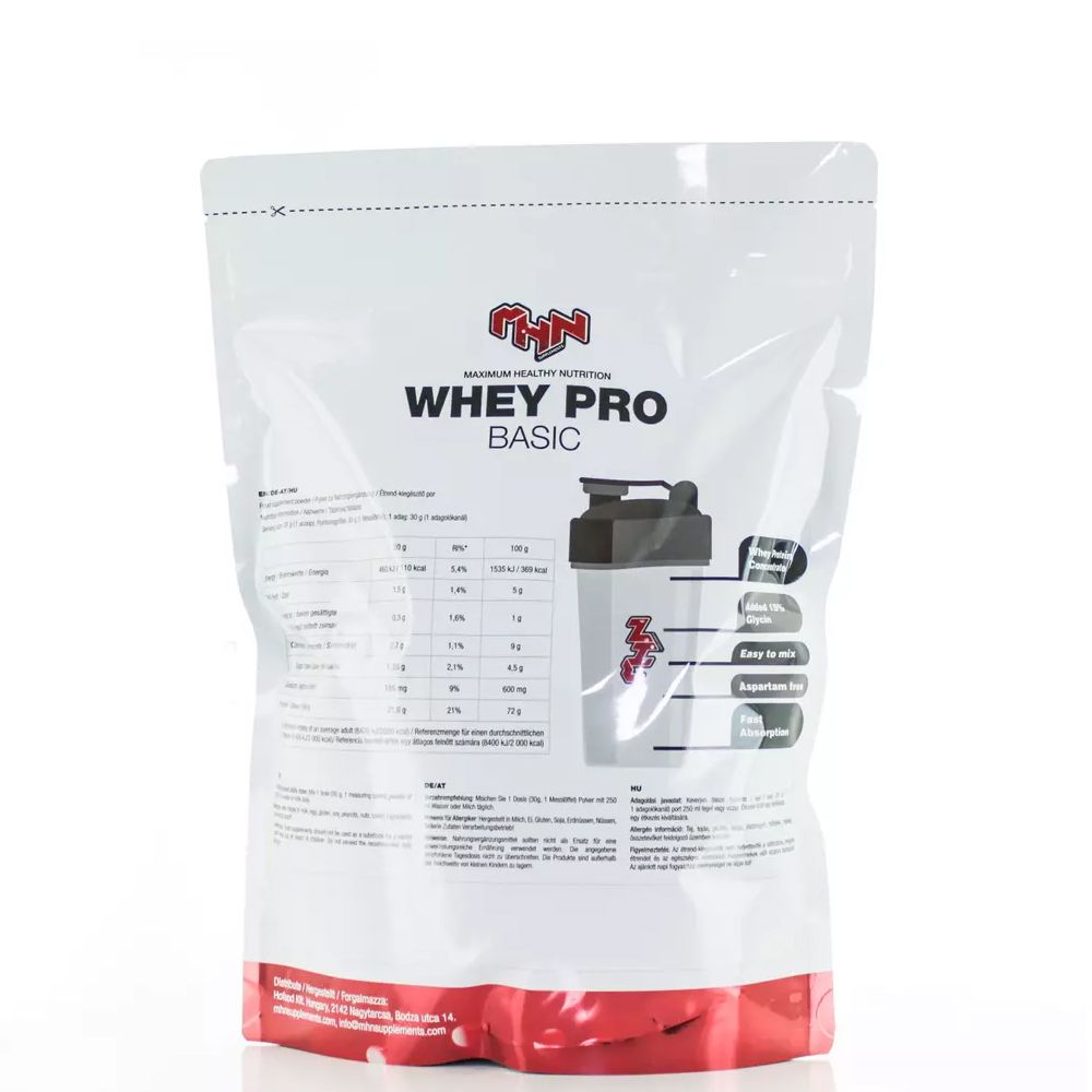 MHN SPORT SUPPLEMENTS - WHEY PRO BASIC - 1000 G - HOLLAND CSOKOLÁDÉ 