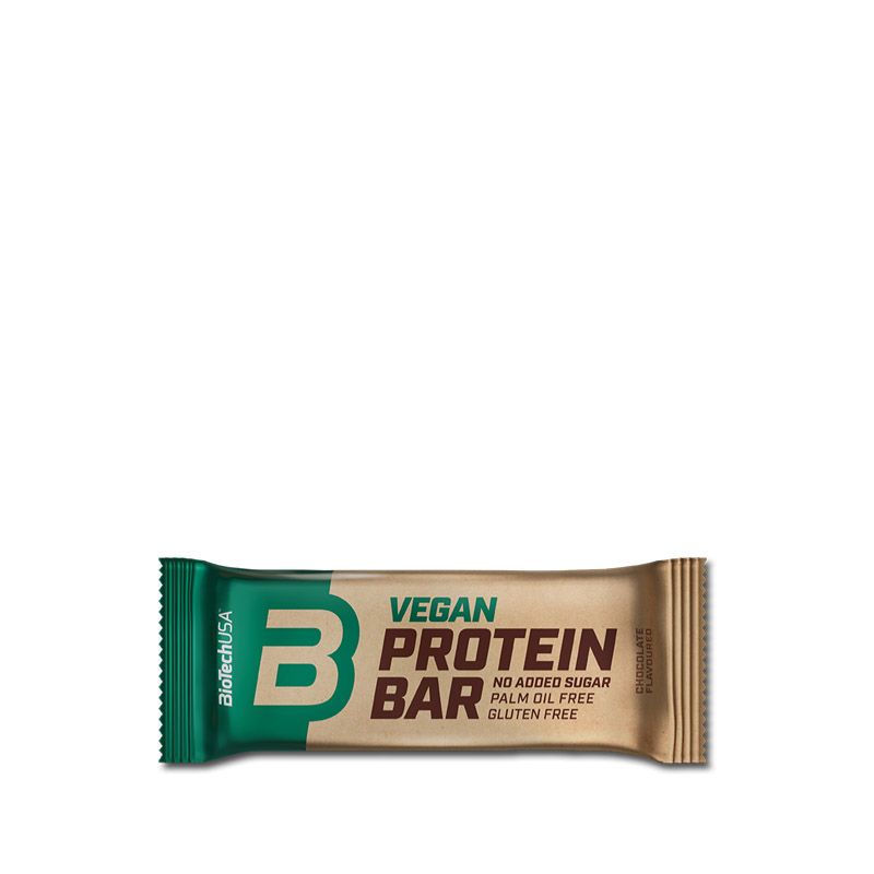 BioTech USA - VEGAN PROTEIN BAR - FEHÉRJESZELET - 50 G - EXP.2025.01.03. - CSOKOLÁDÉ