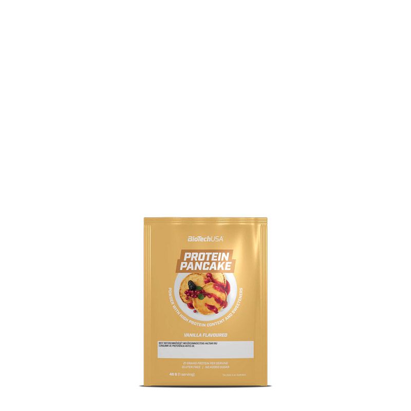 BioTech USA - PROTEIN PANCAKE - MAGAS FEHÉRJETARTALMÚ PALACSINTAPOR - 40 G - EXP.2024.10.24. - CSOKOLÁDÉ