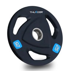THUNDER - OLYMPIC PLATE WITH GRIP - OLIMPIAI SÚLYTÁRCSA FOGANTYÚVAL - 25 KG