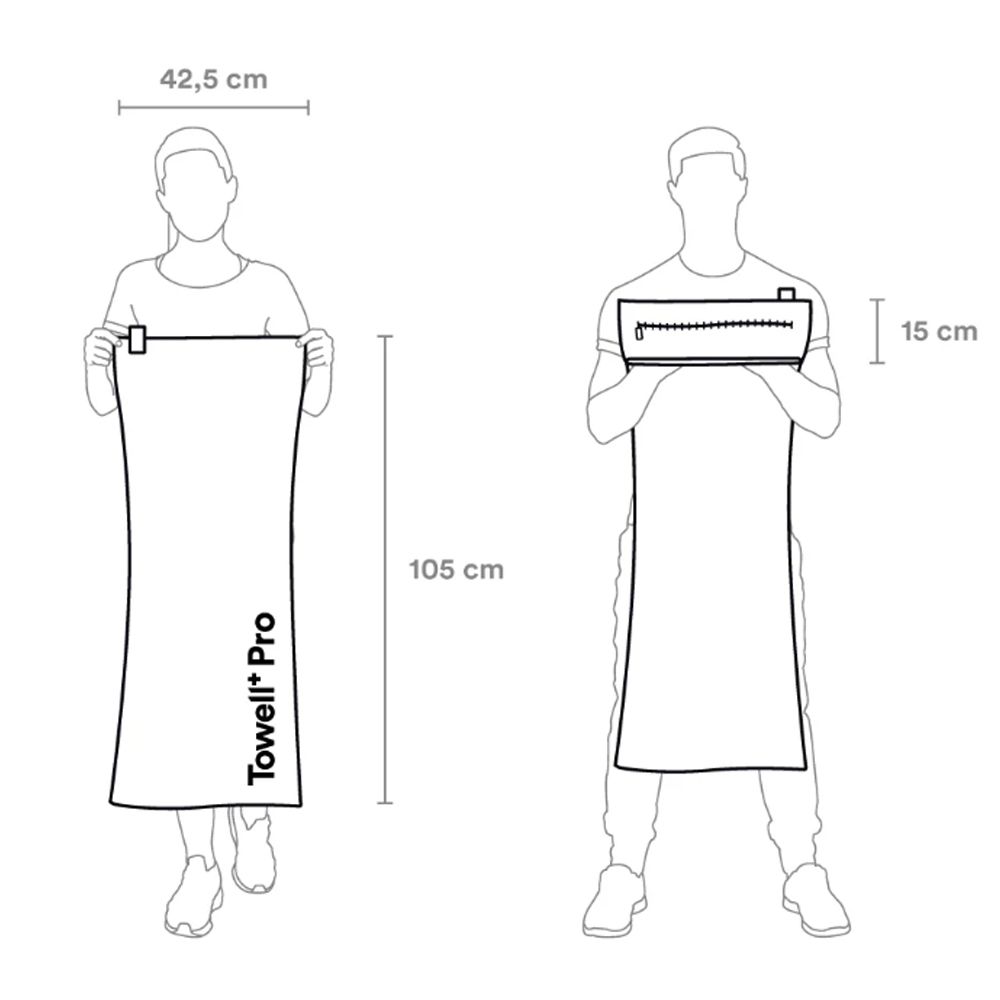 STRYVE - TOWELL+ PRO - SPORTTÖRÖLKÖZŐ - 105 X 42,5 CM