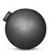 STRYVE -  ACTIVE BALL - SZINTETIKUS BŐR GIMNASZTIKAI LABDA - SZÜRKE - 65 CM