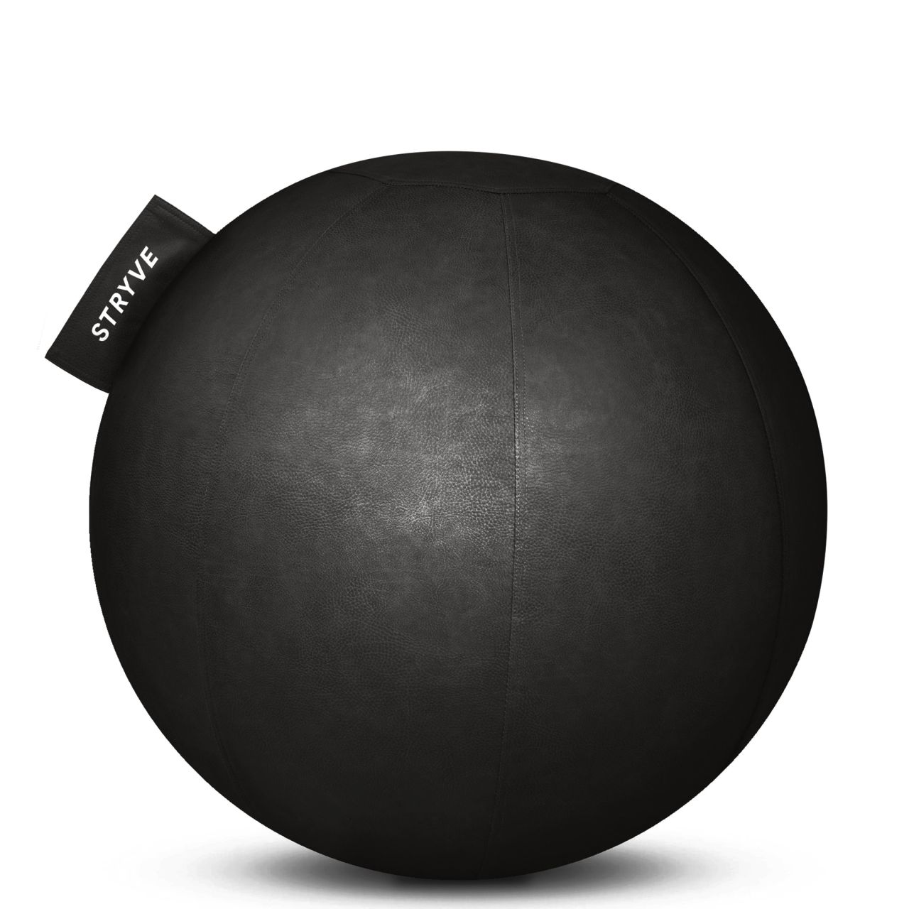 STRYVE - ACTIVE BALL - SZINTETIKUS BŐR GIMNASZTIKAI LABDA -FEKETE - 65 CM