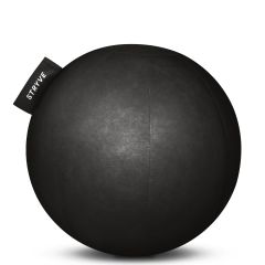 STRYVE - ACTIVE BALL - SZINTETIKUS BŐR GIMNASZTIKAI LABDA - FEKETE - 70 CM
