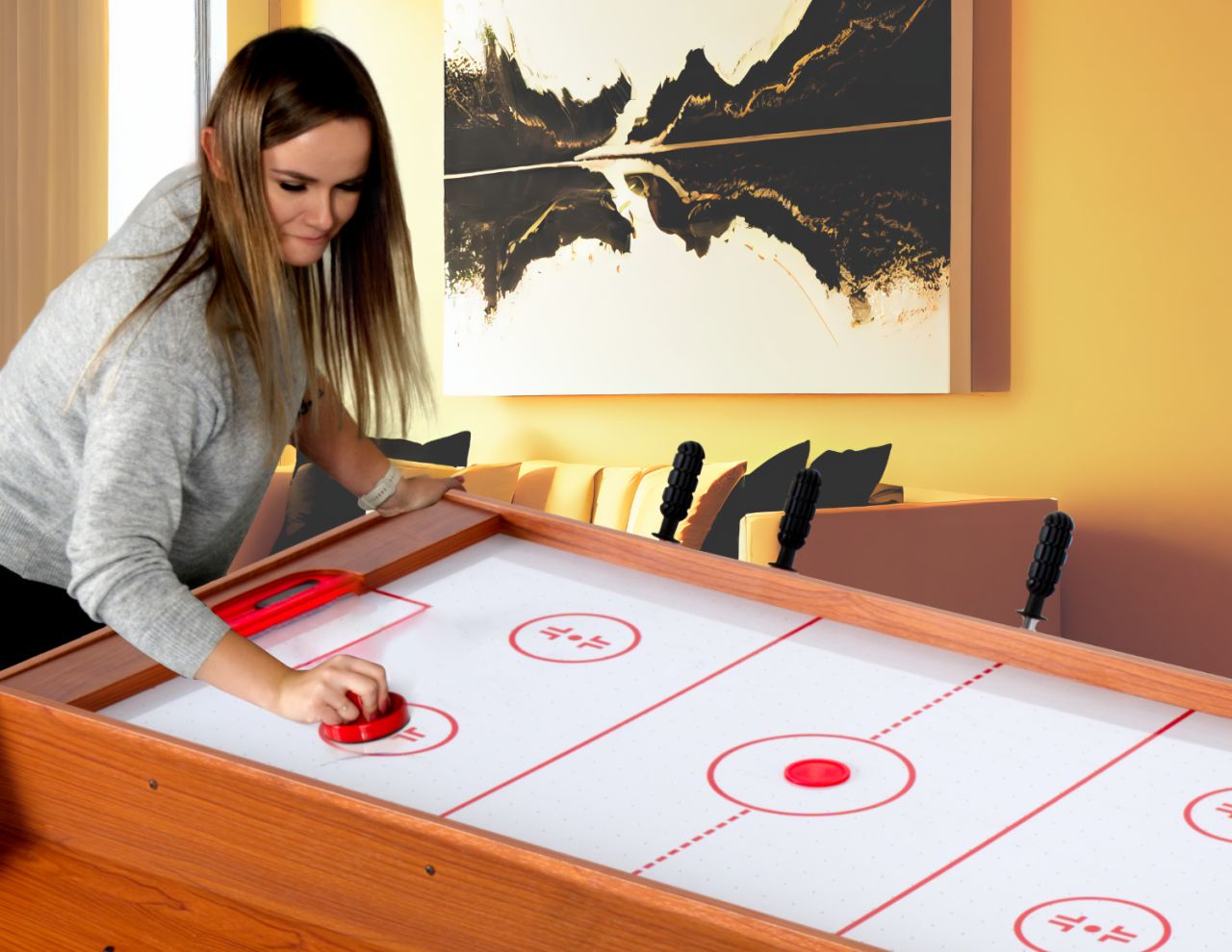 THUNDER - SMART SWIVEL GAME TABLE - FORGÓ JÁTÉKASZTAL 3 AZ 1-BEN