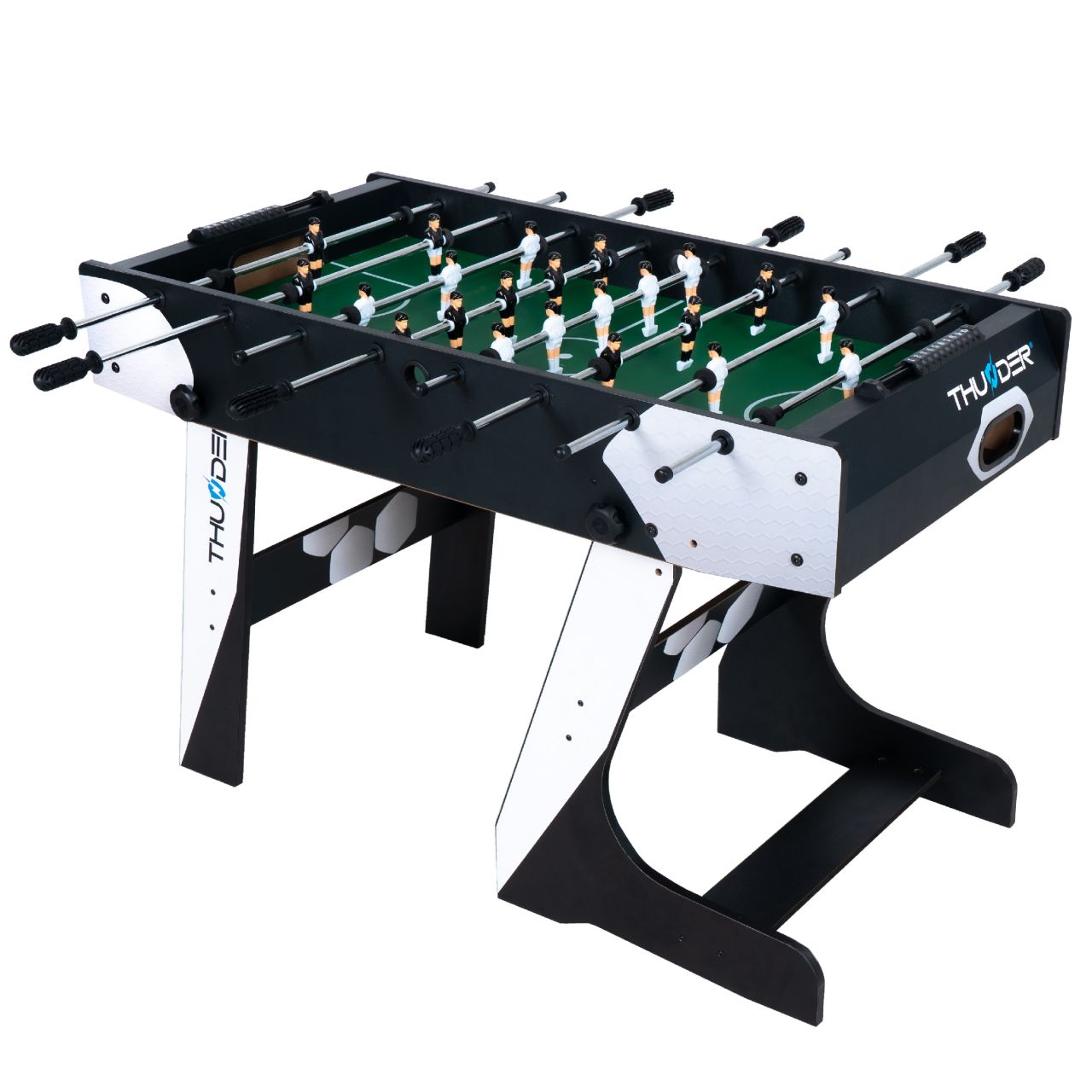 THUNDER - HEXAGON FOOSBALL TABLE - ÖSSZECSUKHATÓ CSOCSÓASZTAL - 121 X 61 X 79 CM