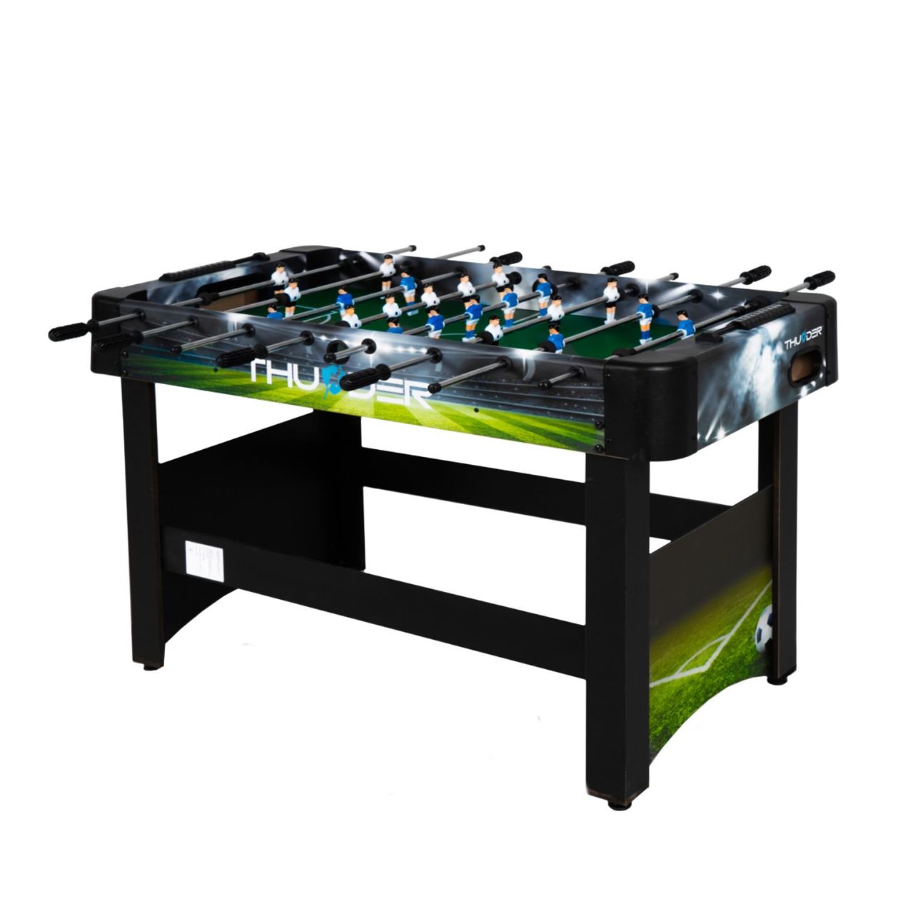 THUNDER - LIGHT FOOSBALL TABLE - KOMPAKT CSOCSÓASZTAL - 122 X 61 X 81 CM