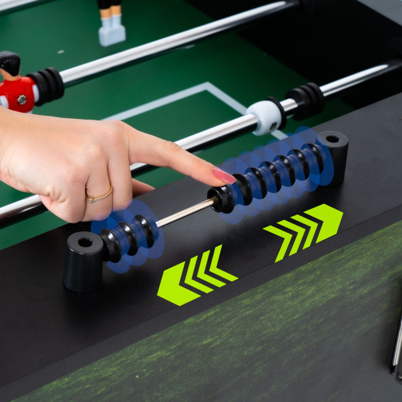 THUNDER - SPORT FOOSBALL TABLE - SPORT CSOCSÓASZTAL - 141 X 77 X 86.5 CM