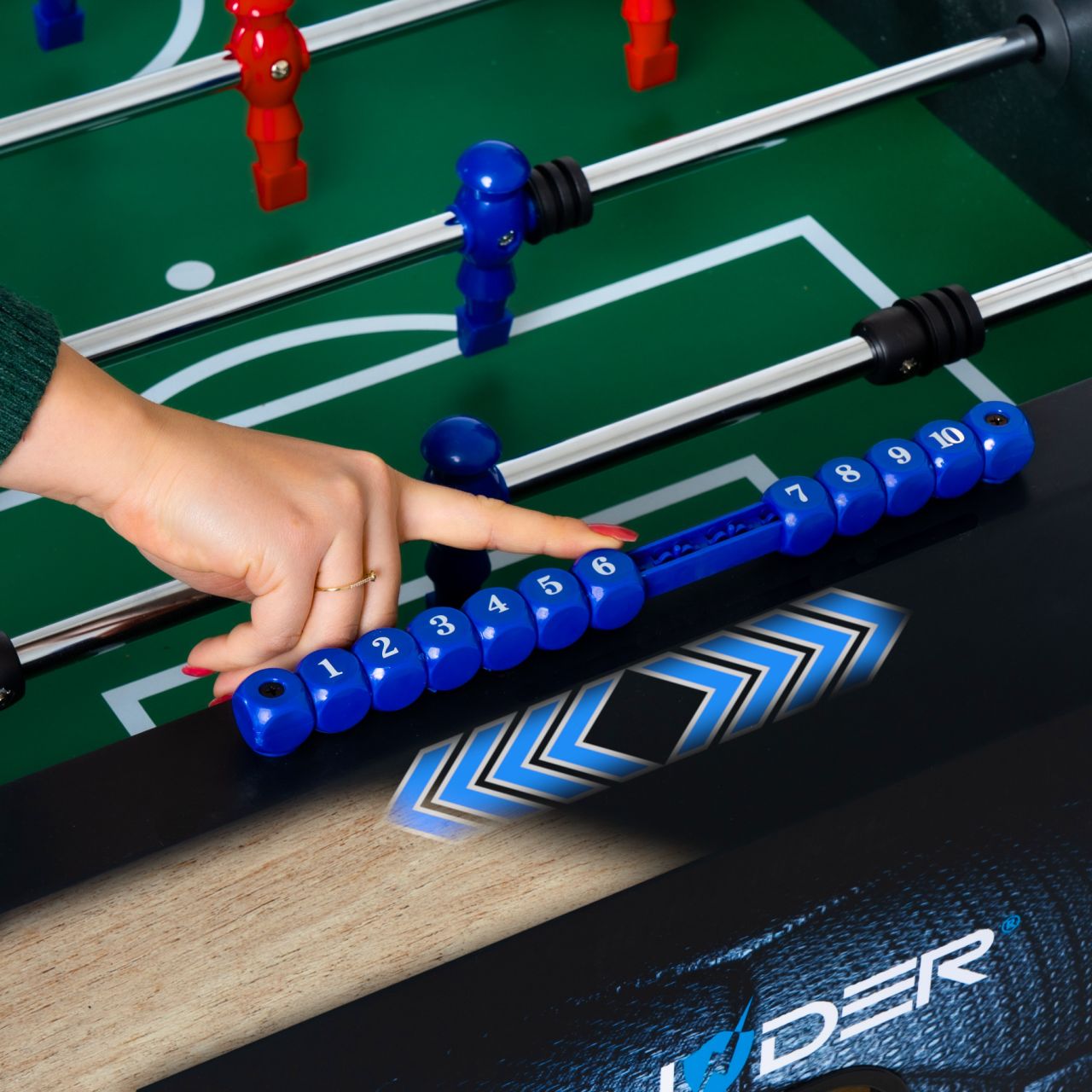 THUNDER - PRO FOOSBALL TABLE - PROFI CSOCSÓASZTAL - 140 X 74 X 88 CM