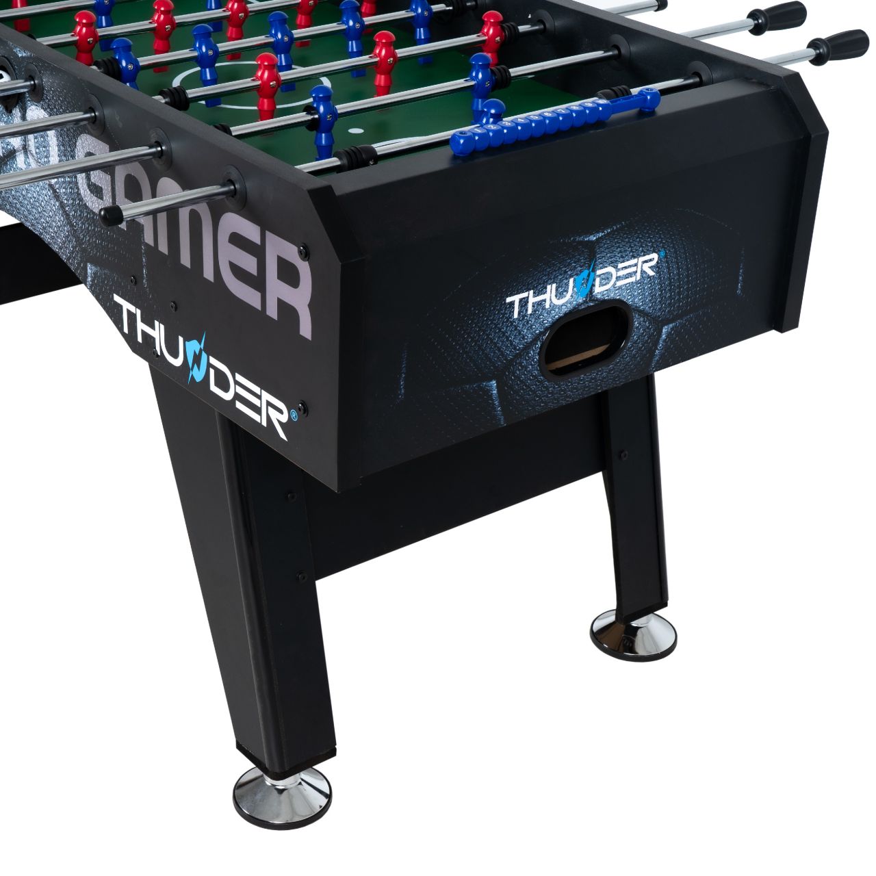 THUNDER - PRO FOOSBALL TABLE - PROFI CSOCSÓASZTAL - 140 X 74 X 88 CM