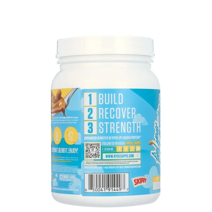 RYSE - LOADED PROTEIN - PREMIUM WHEY PROTEIN WITH MCTs - 798 G - SKIPPY® PEANUT BUTTER FLAVOR