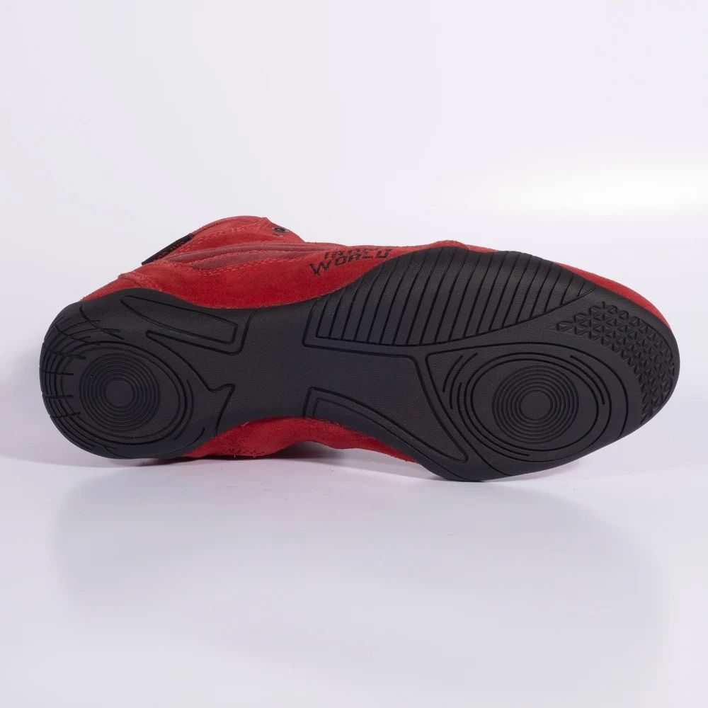 GASP INC - ZEUS THUNDERBOLT V2 HIGH TOP BODYBUILDING SHOES - MAGAS SZÁRÚ TESTÉPÍTŐ CIPŐ, PIROS