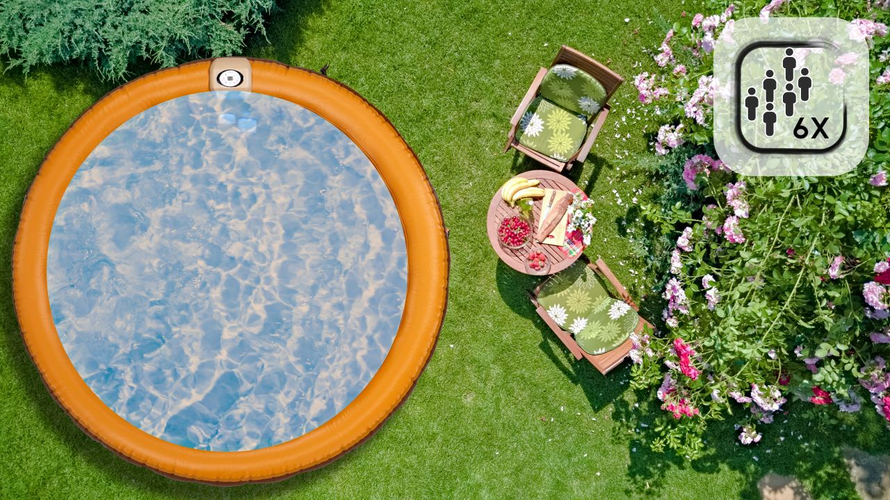 THUNDER - MOCHA SPA - VÍZMELEGÍTŐS FELFÚJHATÓ HIDROMASSZÁZS MEDENCE 130 FÚVÓKÁS JACUZZI RENDSZERREL - 205 x 65 CM THUNDER - MOCHA SPA - VÍZMELEGÍTŐS FELFÚJHATÓ HIDROMASSZÁZS MEDENCE 130 FÚVÓKÁS JACUZZI RENDSZERREL - 205 x 65 CM