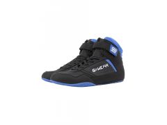 GORILLA WEAR - GWEAR CLASSIC HIGH TOPS - FEKETE-KÉK EDZŐCIPŐ