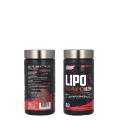 NUTREX RESEARCH - LIPO 6 BLACK ULTRA CONCENTRATE - EXTREME FAT LOSS SUPPORT - 60 KAPSZULA