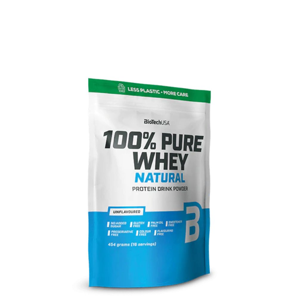 BioTech USA - 100% PURE WHEY UNFLAVORED - ÍZESÍTETLEN - 2x454 G BioTech USA - 100% PURE WHEY UNFLAVORED - ÍZESÍTETLEN - 2x454 G