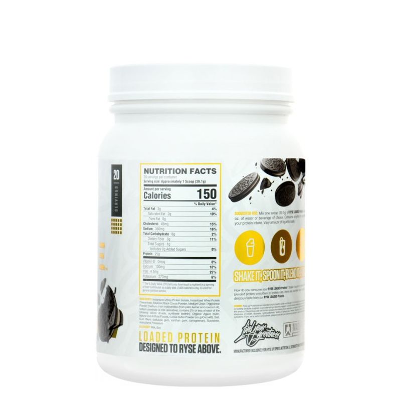 RYSE - LOADED PROTEIN - PREMIUM WHEY PROTEIN WITH MCTs - 1816 G - CHOCOLATE COOKIE BLAST FLAVOR
