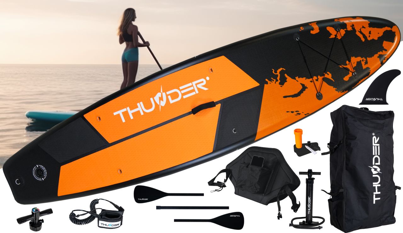 THUNDER OUTDOOR - CALIFORNIA XXL SUP BOARD - SUP DESZKA KIEGÉSZÍTŐKKEL - 365 X 75 X 15 CM THUNDER OUTDOOR - CALIFORNIA XXL SUP BOARD - SUP DESZKA KIEGÉSZÍTŐKKEL - 365 X 75 X 15 CM