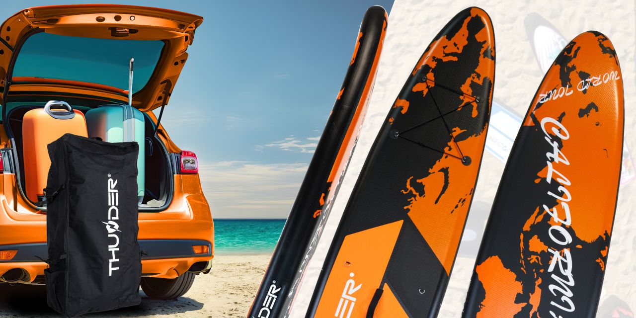 THUNDER OUTDOOR - CALIFORNIA XXL SUP BOARD - SUP DESZKA KIEGÉSZÍTŐKKEL - 365 X 75 X 15 CM THUNDER OUTDOOR - CALIFORNIA XXL SUP BOARD - SUP DESZKA KIEGÉSZÍTŐKKEL - 365 X 75 X 15 CM