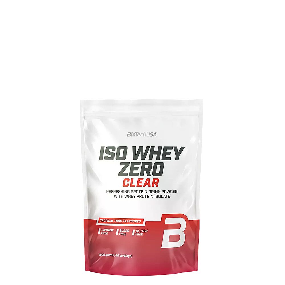 BioTech USA - ISO WHEY ZERO CLEAR - IZOLÁTUM ALAPÚ TEJSAVÓFEHÉRJE - 1000 G BioTech USA - ISO WHEY ZERO CLEAR - IZOLÁTUM ALAPÚ TEJSAVÓFEHÉRJE - 1000 G