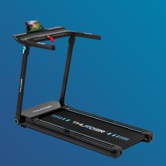 THUNDER - FLASH - ÖSSZECSUKHATÓ FUTÓPAD 16 KM/H VÉGSEBESSÉGGEL, 160 KG TESTSÚLYIG, FEKETE SZÍN