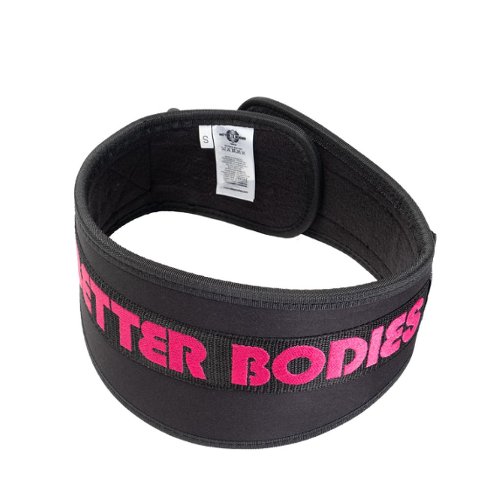 BETTER BODIES - WOMEN'S GYM BELT - NŐI SÚLYEMELŐ ÖV - FEKETE/RÓZSASZÍN BETTER BODIES - WOMEN'S GYM BELT - NŐI SÚLYEMELŐ ÖV - FEKETE/RÓZSASZÍN