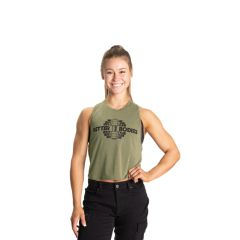 BETTER BODIES - EMPIRE LOOSE RACERBACK - NŐI EDZŐTRIKÓ - MOSOTT ZÖLD