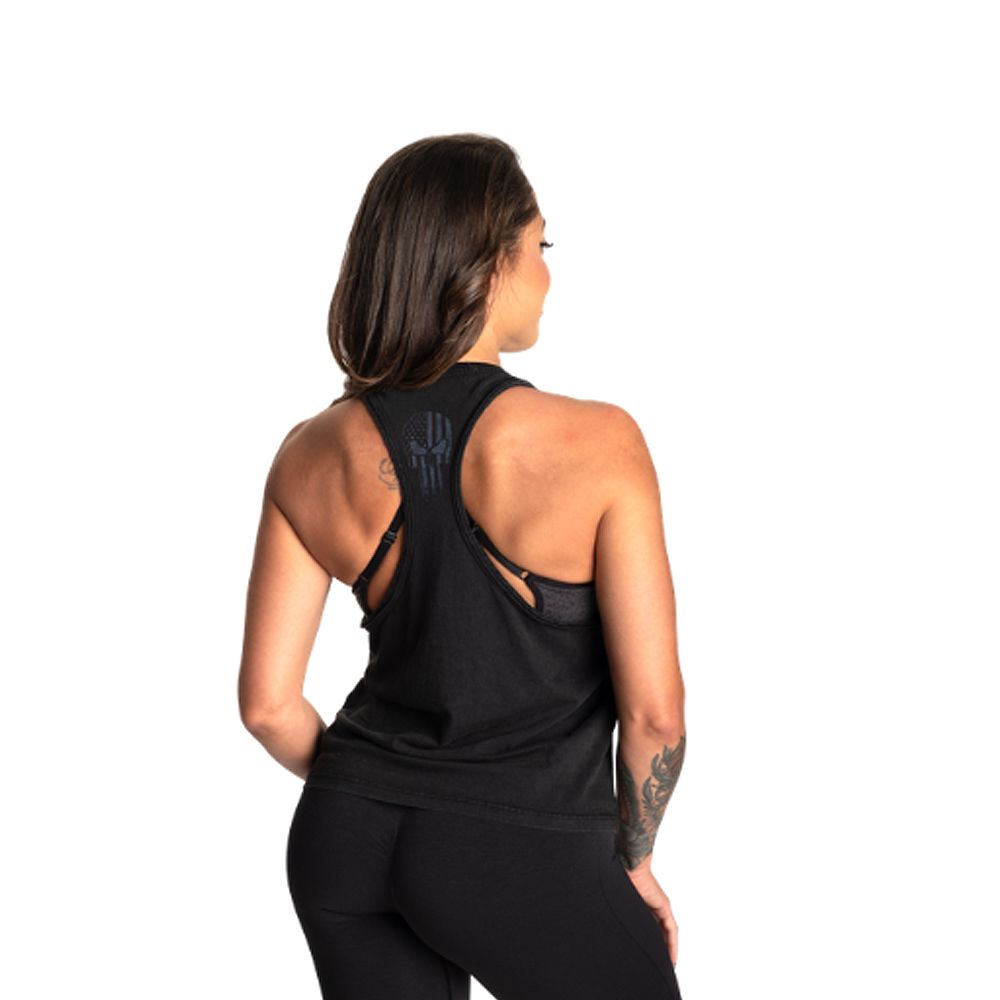 BETTER BODIES - SKULL EMPIRE TANK - NŐI TRIKÓ - MOSOTT FEKETE