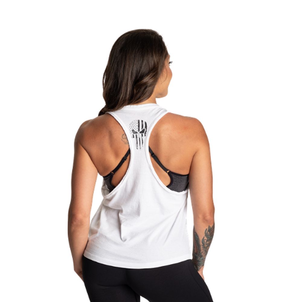 BETTER BODIES - SKULL EMPIRE TANK - NŐI TRIKÓ - FEHÉR