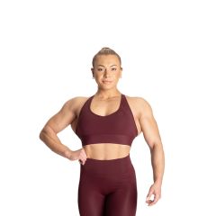 BETTER BODIES - CORE SPORTS BRA - BLACK - SPORTMELLTARTÓ - BORDÓ