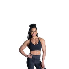BETTER BODIES - HIGH LINE SHORT TOP - BLACK - SPORTMELLTARTÓ - FEKETE