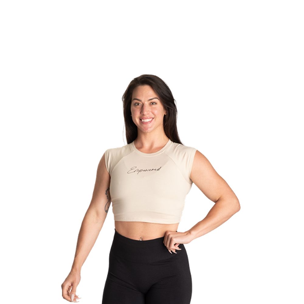 BETTER BODIES - EMPOWERED TEE - NŐI PÓLÓ -VILÁGOS BÉZS BETTER BODIES - EMPOWERED TEE - NŐI PÓLÓ -VILÁGOS BÉZS