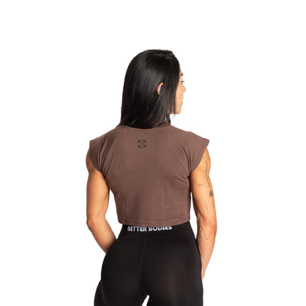 BETTER BODIES - EMPOWERED TEE - NŐI PÓLÓ - BARNA BETTER BODIES - EMPOWERED TEE - NŐI PÓLÓ - BARNA