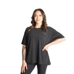 BETTER BODIES - RELENTLESS OVERSIZED TEE - NŐI PÓLÓ - MOSOTT FEKETE