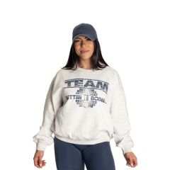 BETTER BODIES - TEAM OVERSIZED SWEATER - NŐI PULÓVER - SZÜRKE