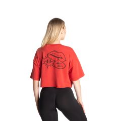 BETTER BODIES - WITH LOVE TEE - NŐI PÓLÓ - PIROS