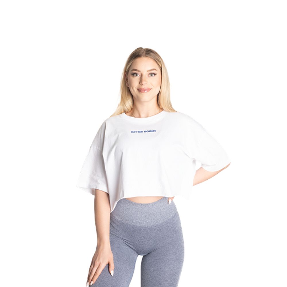 BETTER BODIES - WITH LOVE TEE - NŐI PÓLÓ - FEHÉR