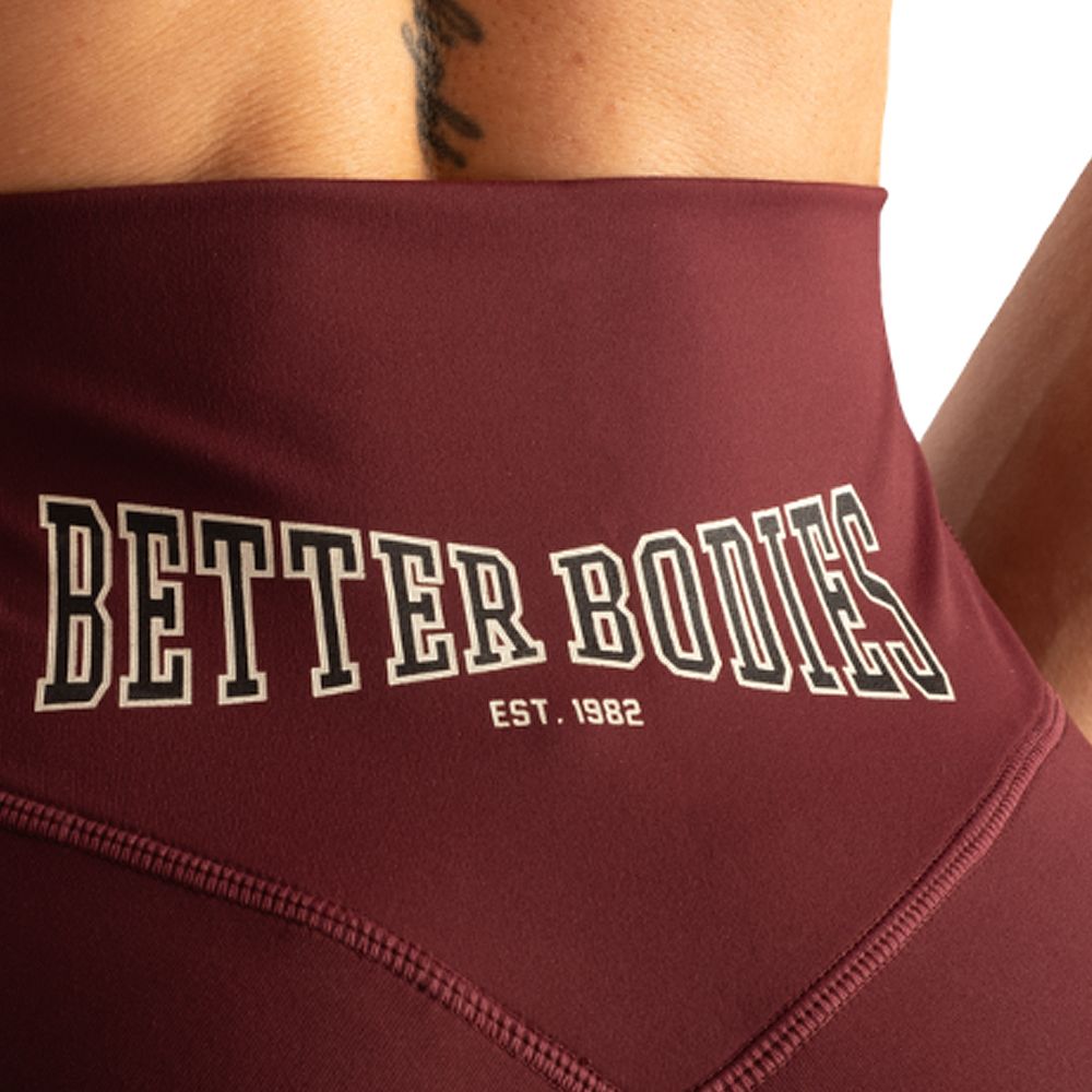 BETTER BODIES - 1982 CORE LEGGINGS - BORDÓ BETTER BODIES - 1982 CORE LEGGINGS - BORDÓ