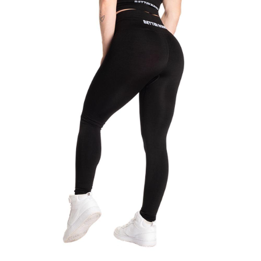BETTER BODIES - ROCKAWAY LEGGINGS V2 - NŐI EDZŐ LEGGINGS - FEKETE BETTER BODIES - ROCKAWAY LEGGINGS V2 - NŐI EDZŐ LEGGINGS - FEKETE