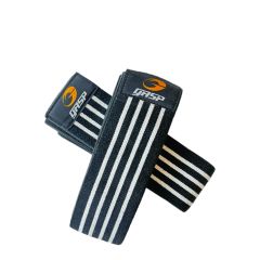 GASP INC - BODYBUILDING KNEE WRAPS TÉRDBANDÁZS - FEKETE/FEHÉR