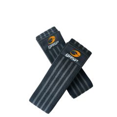 GASP INC - BODYBUILDING KNEE WRAPS TÉRDBANDÁZS - FEKETE/SZÜRKE