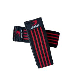 GASP INC - BODYBUILDING KNEE WRAPS TÉRDBANDÁZS - FEKETE/PIROS