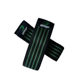 GASP INC - BODYBUILDING KNEE WRAPS TÉRDBANDÁZS - FEKETE/ZÖLD