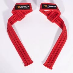 GASP INC - LIFTING STRAPS - ERŐEMELŐ FELHÚZÓ HEVEDER - PIROS / FEKETE