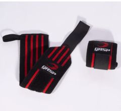 GASP INC - HARDCORE WRIST WRAPS - CSUKLÓSZORÍTÓ - FEKETE/PIROS