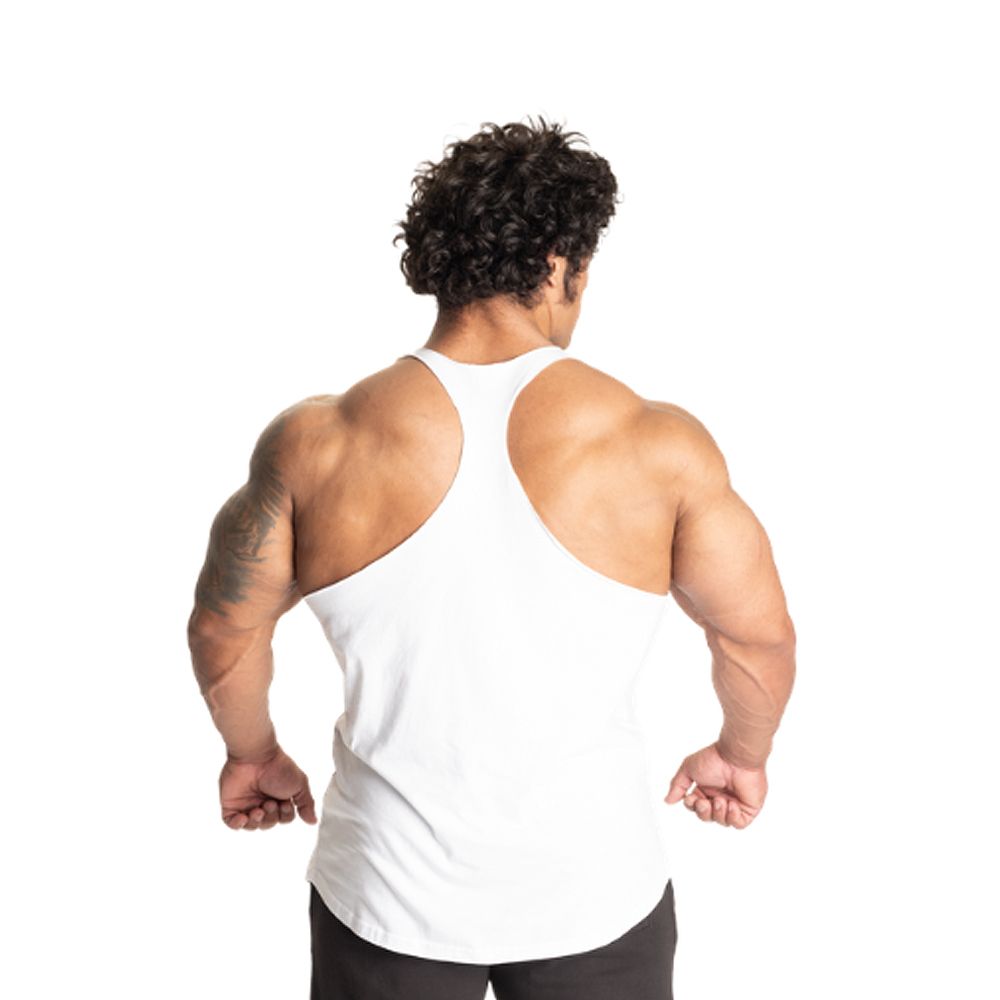 BETTER BODIES - LEGACY ORIGINAL STRINGER - FÉRFI TRIKÓ - FEHÉR/SZÜRKE
